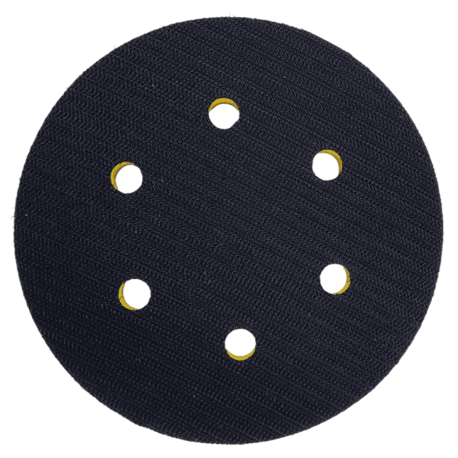 I.O DISCO DE GOMA ORBITAL VELCRO 6" X 6 HUECOS - 2630D