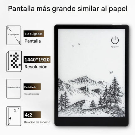 LECTOR DE LIBROS ELECTRONICO CON CUBIERTA DE LAPIZ OBTICO