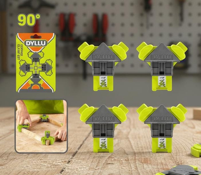 DYLLU JUEGO DE PRENSAS DE ESQUINA 90° DTCZ6E01