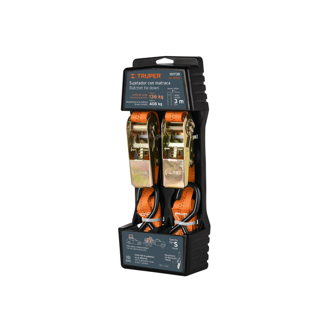 TRUPER SUJETADOR CON MATRACA 3M 101739