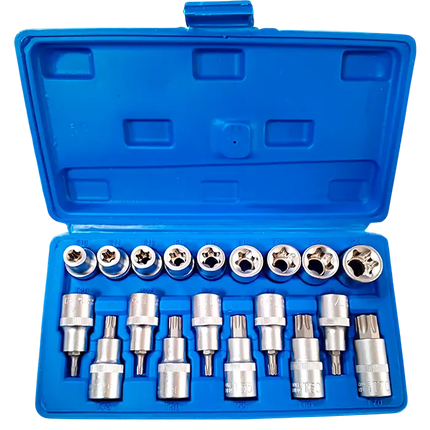 I.O SET DE PUNTAS TORX AZUL X 19 PIZ 3650