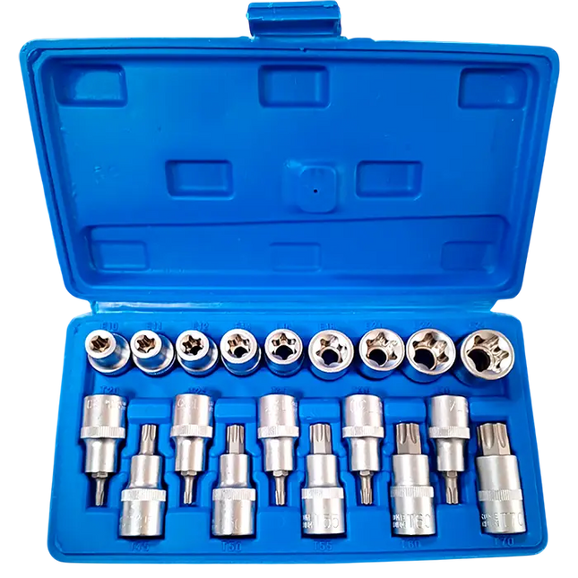 I.O SET DE PUNTAS TORX AZUL X 19 PIZ 3650