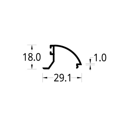 3831 PISAVIDRIO CURVO -  ALNA 635