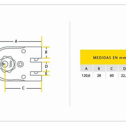 CERRADURA DE SOBRE´PONER 396 1/4 ROSETA PLUS DERECHA 0003037