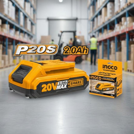 INGCO BATERIA DE ION DE LITIO 20V 2.0AH  FBLI20011