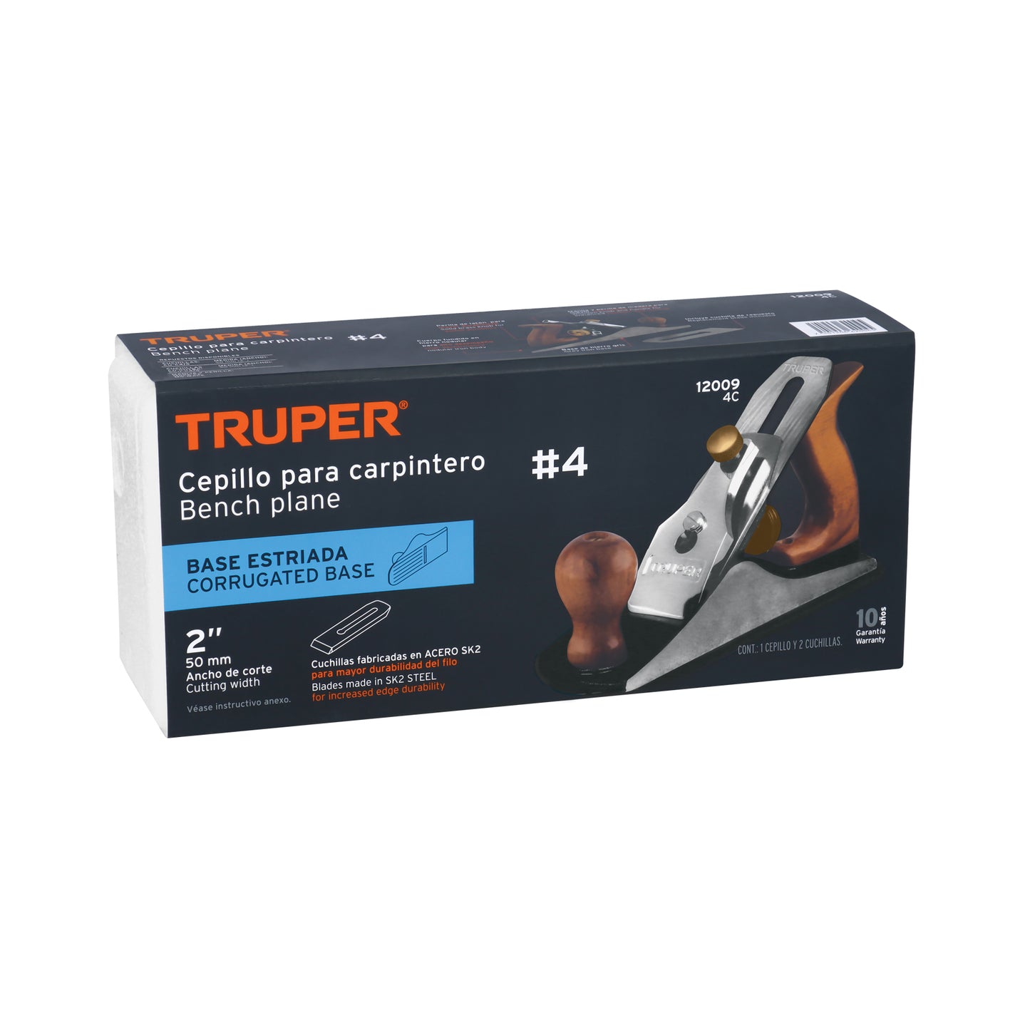 TRUPER CEPILLO PARA CARPINTERO #4 12009