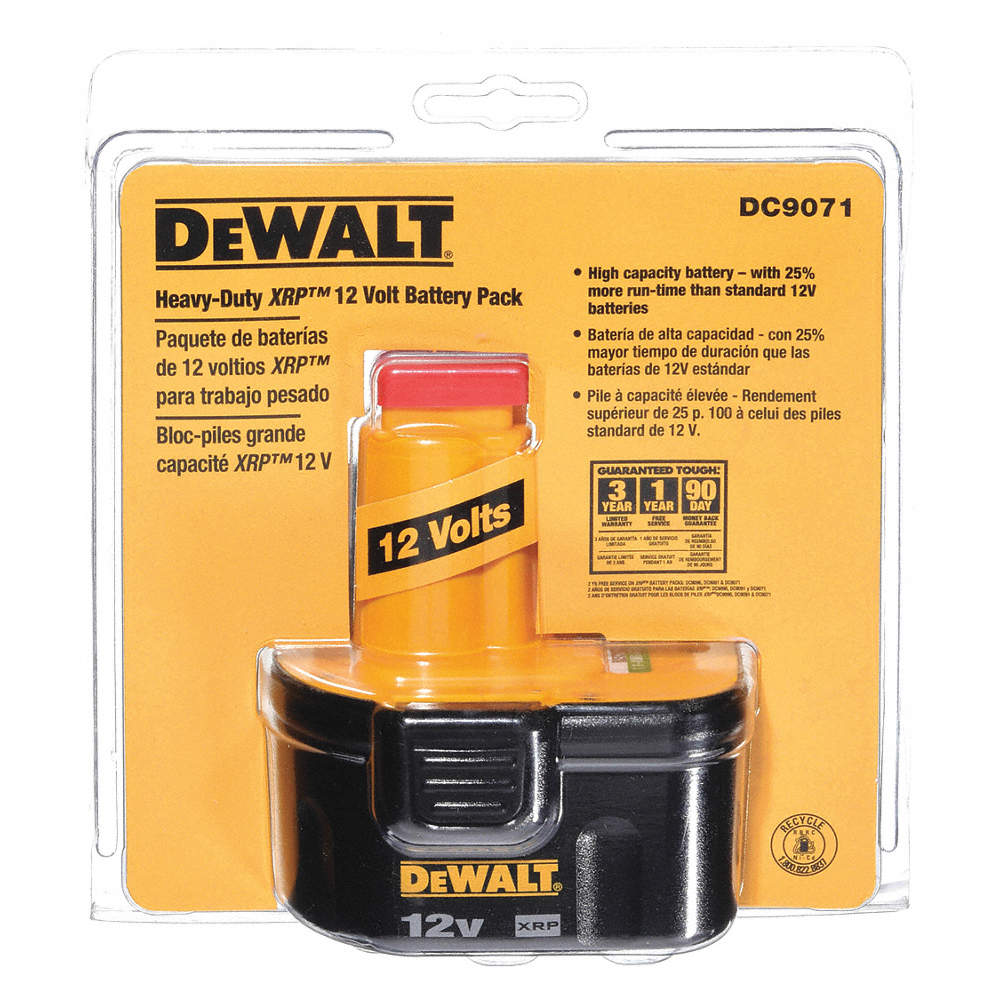 DEWALT PAQUETE BATERIAS DE 12 V XRPTM TABAJO PESADO - DC9071