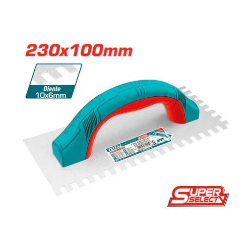 TOTAL LLANA DENTADA ACERO 230X100MM  THTT952316