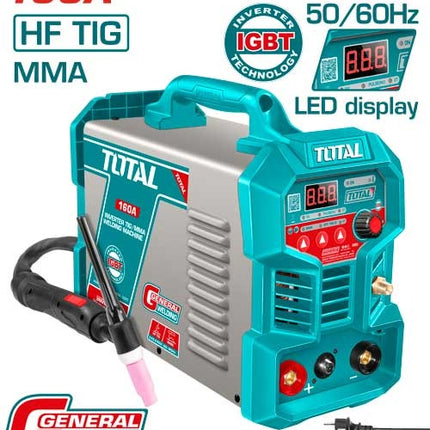 TOTAL SOLDADOR INVERSOR DIGITAL 160A 110-220V UTIG16058
