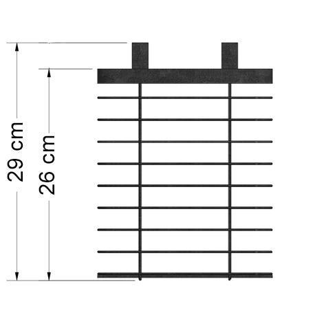 Basurera puerta platinum