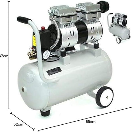 TOOLCRAFT COMPRESOR DE AIRE LIBRE DE ACEITE 24 L 550W - TC6407