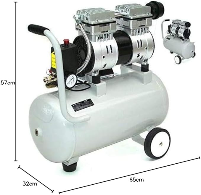 I.O COMPRESOR DE AIRE LIBRE DE ACEITE 30 L 550W - 9160A