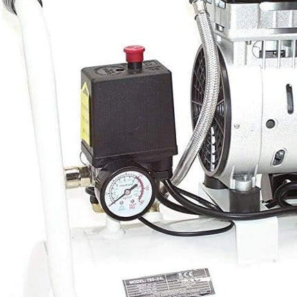TOOLCRAFT COMPRESOR DE AIRE LIBRE DE ACEITE 24 L 550W - TC6407