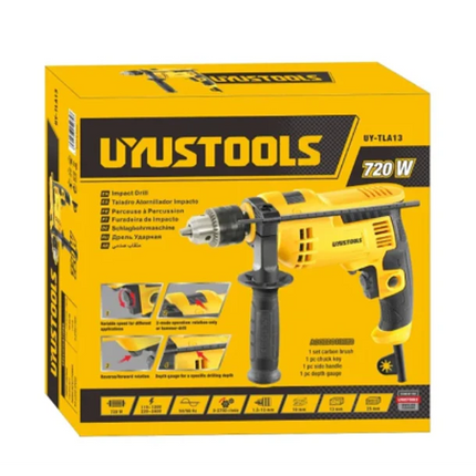 UYUSTOOLS TALADRO PERCUTOR 720W UY-TLA13