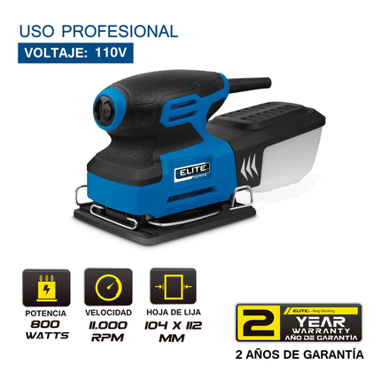ELITE LIJADORA ORIBITAL DE 1/4 250W PS250