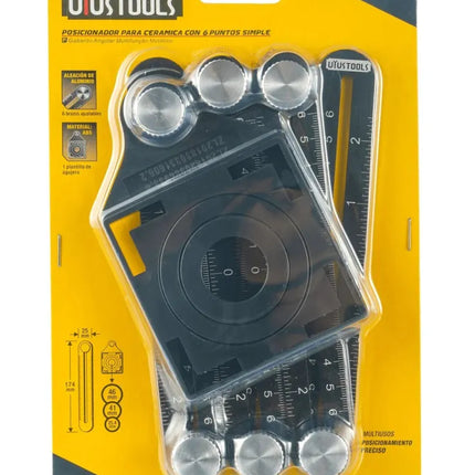 UYUSTOOLS POSICIONADOR PARA CERAMICA CON 6 PUNTOS SIMPLE POC001