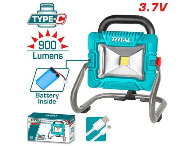 TOTAL REFLECTOR RECARGABLE 3,7V 900 LUMENES TRLF4415