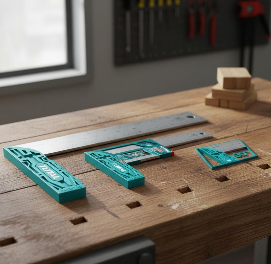 TOTAL ESCUADRA 90° 12'' ACERO TMT61126