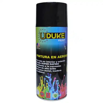 UDUKE AEROSOL NEGRO MATE 400ML HT40208