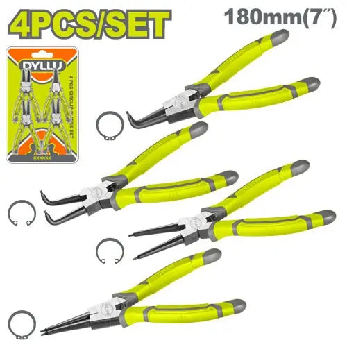 DYLLU SET DE PINZA SACA PINES X 4 PZS DTPS2604