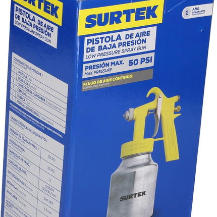 SURTEK PISTOLA DE AIRE DE BAJA PRESION PPB1