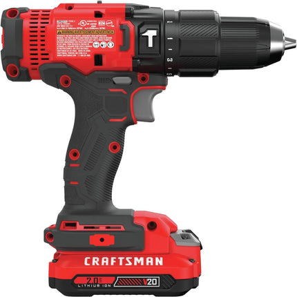 CRAFTMAN TALADRO PERCUTOR INALAMBRICO 21V