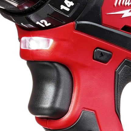 MILWAUKEE TALADRO PERCUTOR INALAMBRICO 3/8" 12V 2408-22