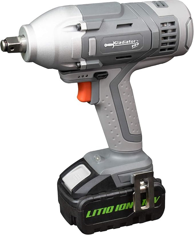 GLADIATOR PRO LLAVE DE IMPACTO INALAMBRICA 18V DE 1/2" - LI8400/18C