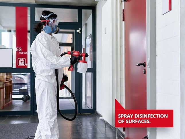 EINHELL SISTEMA PULVERIZADOR DE PINTURA PARA BARNICES Y ESMALTES Y PINTURAS MURALES INTERIORES TC-SY 700 S