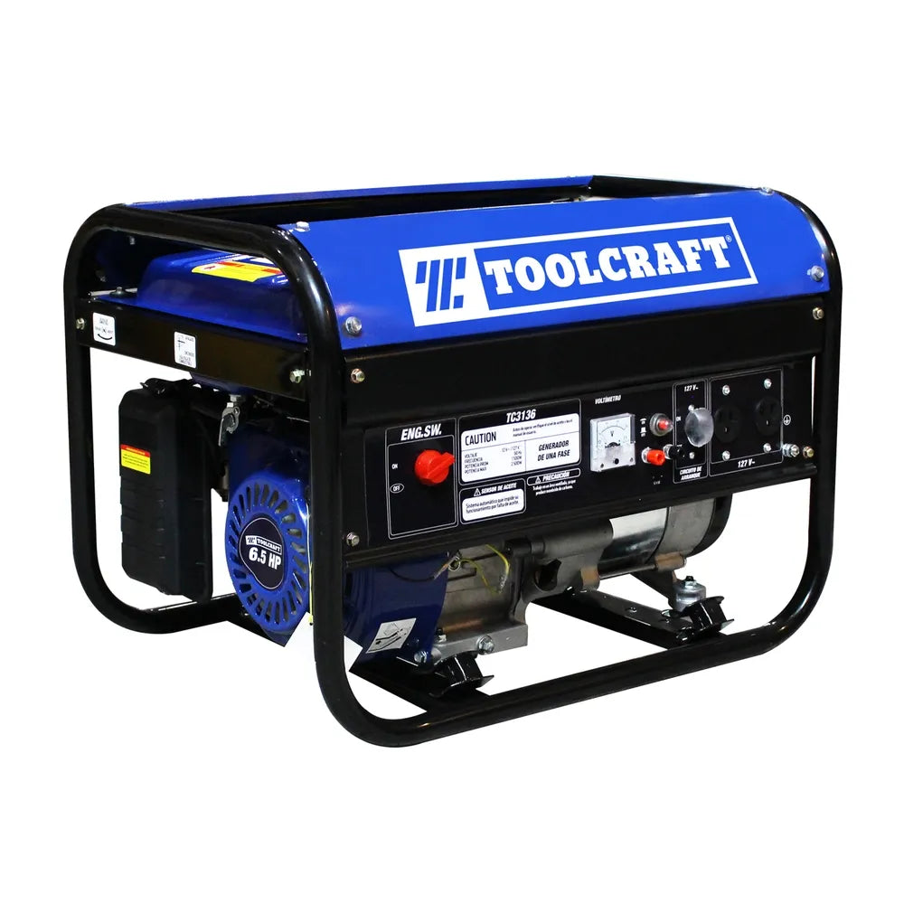 TOOLCRAFT GENERADOR ELECTRICO A GASOLINA 2500W TC3136