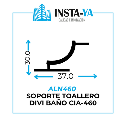 ALN460 SOPORTE TOALLERO DIVI BAÑO CIA-460