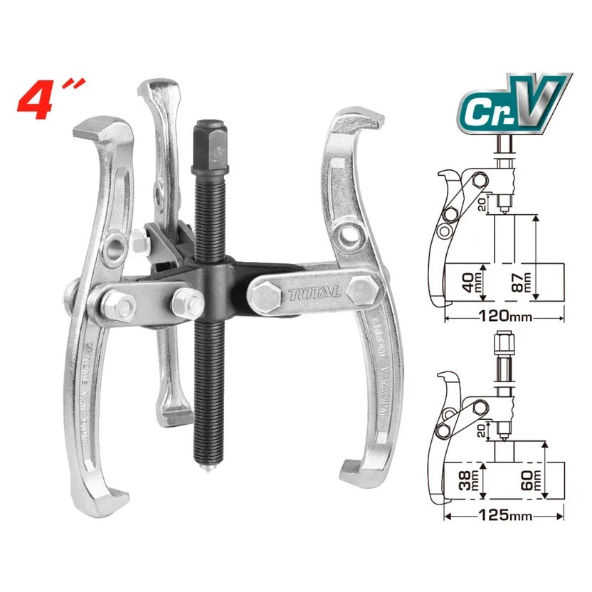 TOTAL EXTRACTOR DE 3 BRAZOS 4" THTGP346