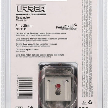 URREA FLEXOMETRO 5M 1595LSW