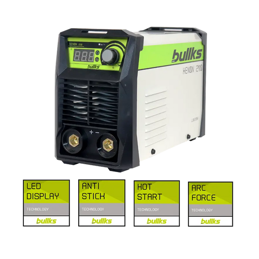 BULLKS SOLDADOR INVERSOR XENON 200 AMP 110/220V KRX-200