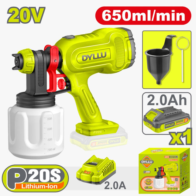 DYLLU PISTOLA DE PINTAR INALAMBRICA 20V UDTSU30664