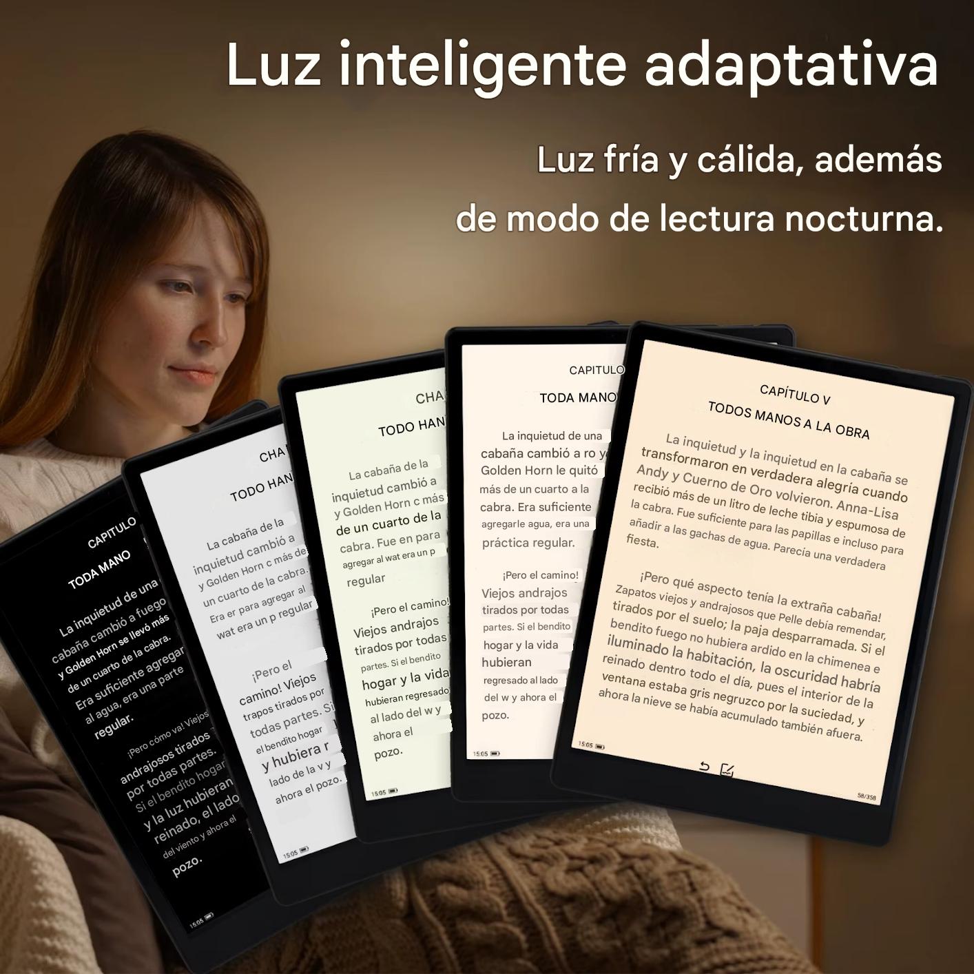 LECTOR DE LIBROS ELECTRONICO CON CUBIERTA DE LAPIZ OBTICO