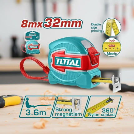 TOTAL METRO 8M X 32MM INDUSTRIAL TMT80832