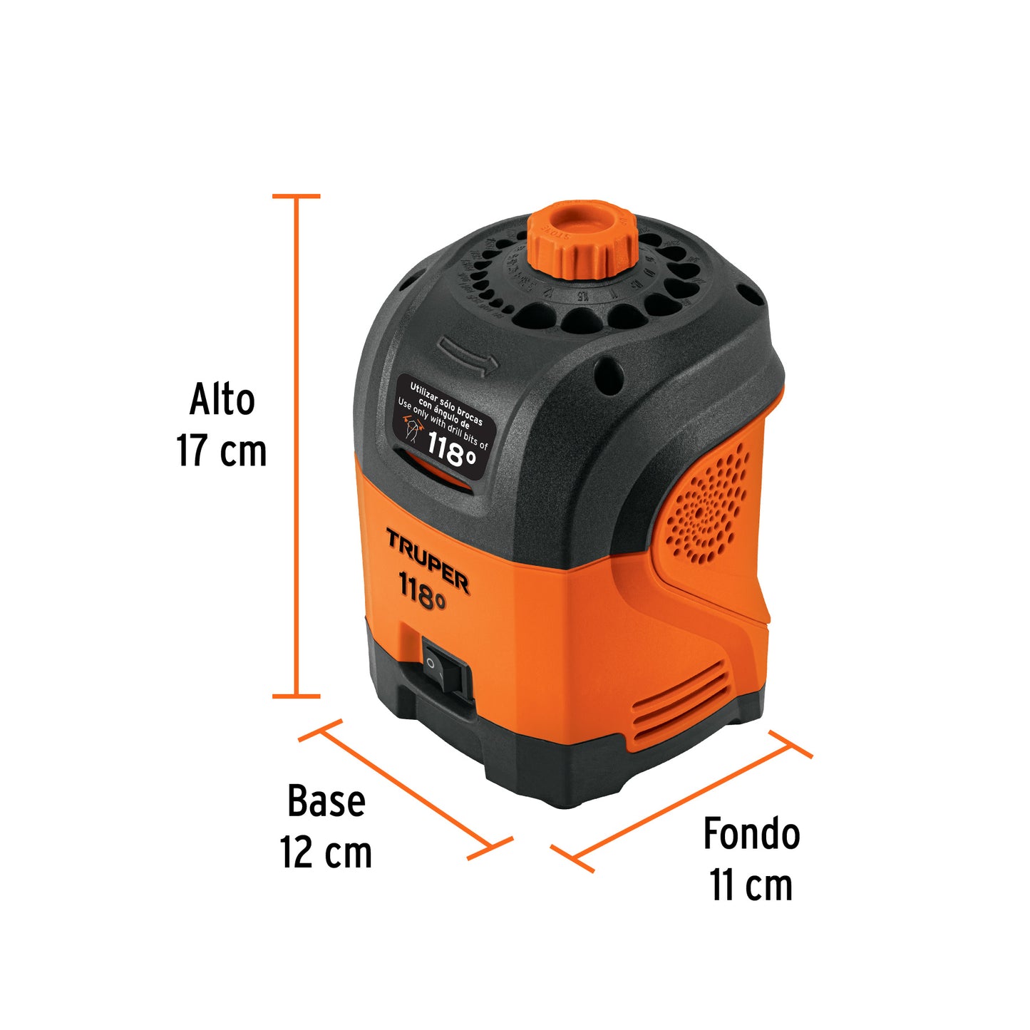 TRUPER AFILADOR PARA BROCAS DE 118°  - 101684