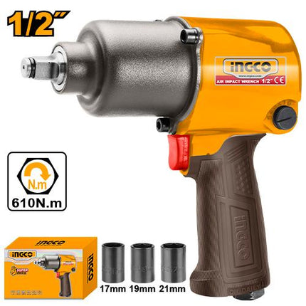 INGCO LLAVE DE IMPACTO NEUMATICA 1/2" 610 N.M AIW12562