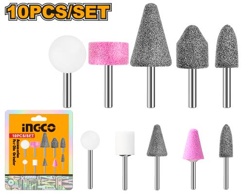 INGCO KIT ACCESORIOS PARA MOTOTOOL 10 PCS AKB1001