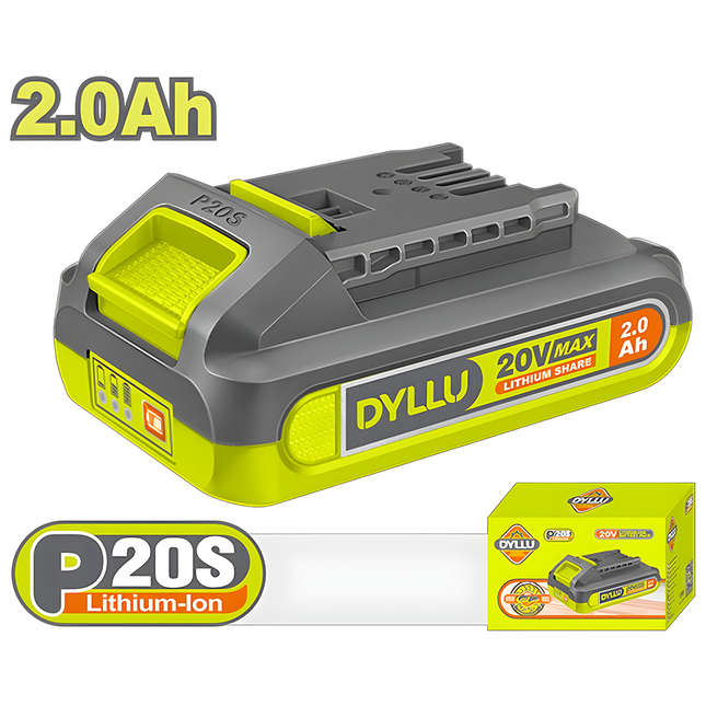 DYLLU BATERIA 20V 2.0AH DE ION DE LITIO DTLBP520