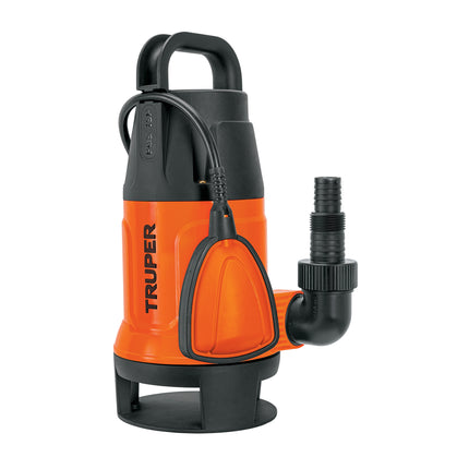 TRUPER BOMBA SUMERGIBLE PARA AGUA SUCIA 1 HP PLASTICA - 12603
