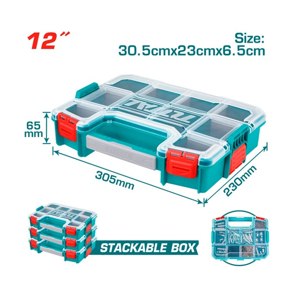 TOTAL ORGANIZADOR PLASTICO 12" X 9" X 2.5" TPBX1121
