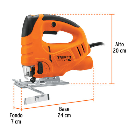 TRUPER SIERRA CALADORA DE VELOCIDAD VARIABLE 550W 15420 CALA-A3