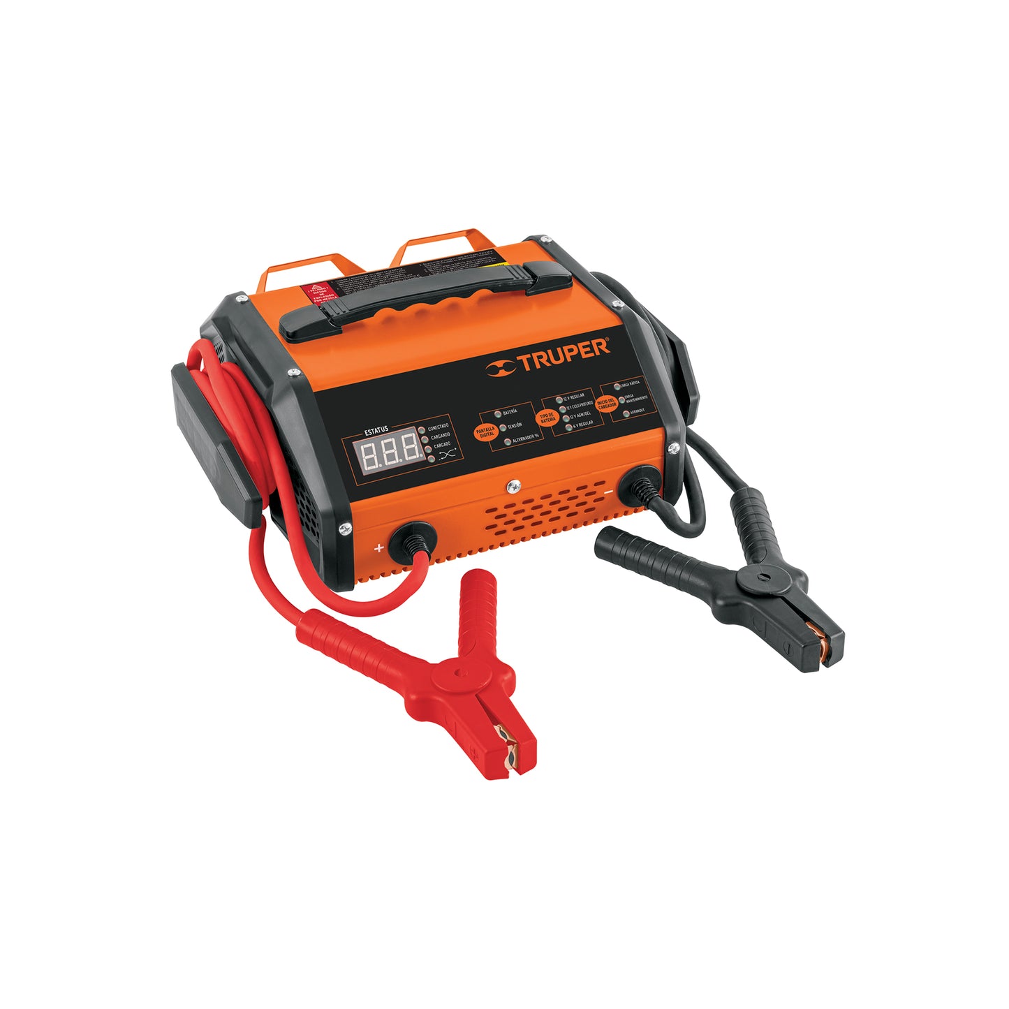 TRUPER CARGADOR DE BATERIA AUTOMATICO CON ARRANCADOR 12889