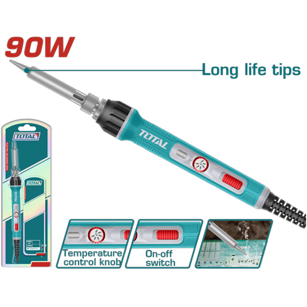 TOTAL SOLDADOR ELECTRICO / CAUTIN 90W UTET01608