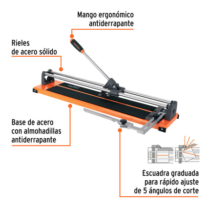 TRUPER CORTADOR DE AZULEJO CON BALERO 60 CM CAZ-60B 12931