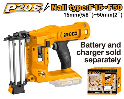 INGCO CLAVADORA INALAMBRICA 20V