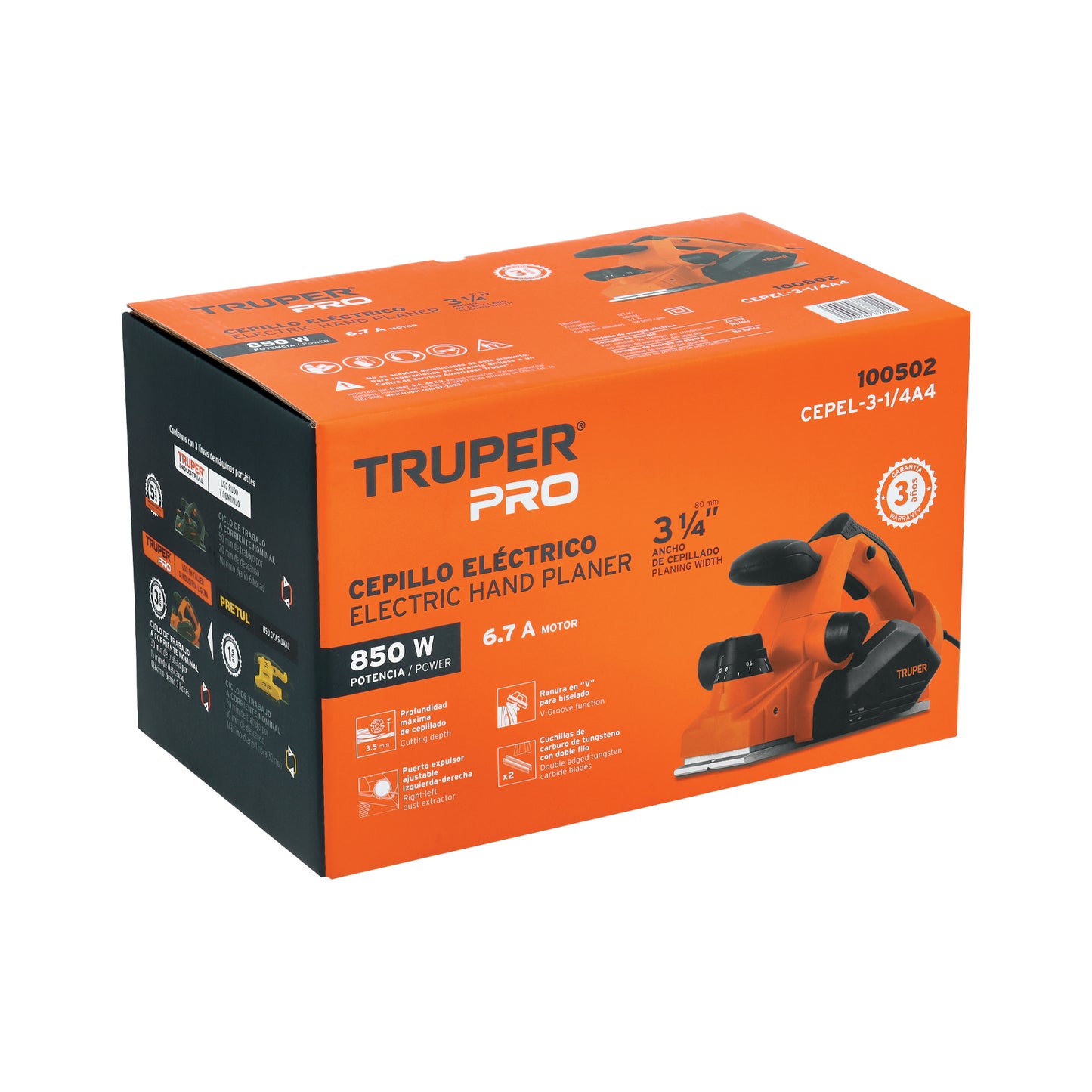TRUPER CEPILLO ELECTRICO - 100502