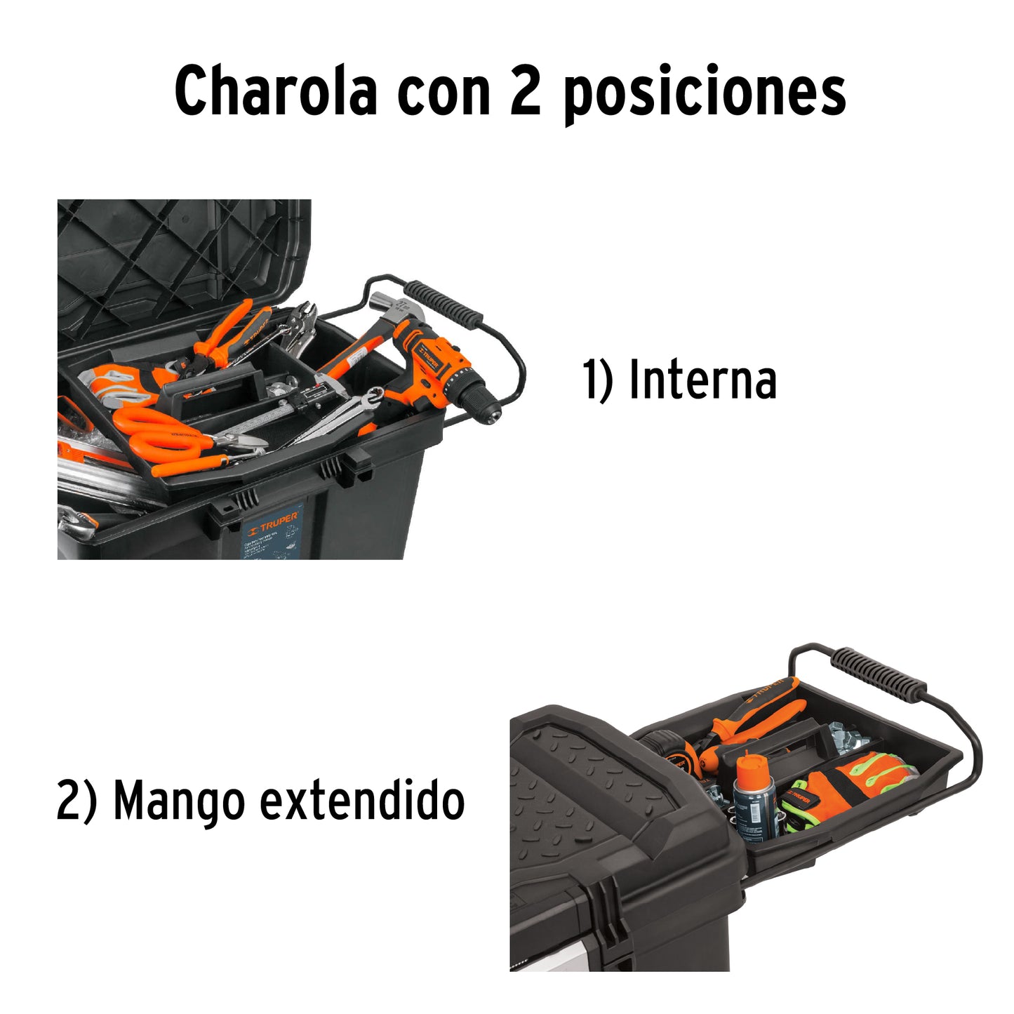 TRUPER CAJA PARA HERRAMIENTAS 23" CON RUEDAS 10902